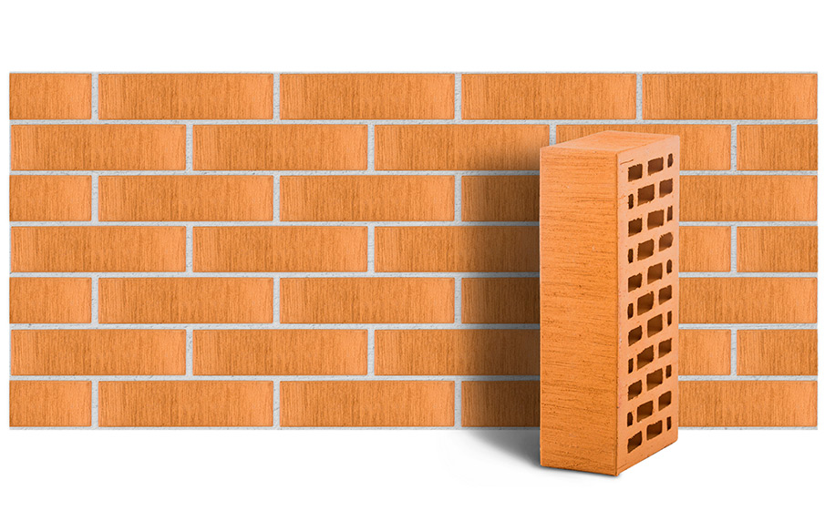 Кирпич утолщенный ЛСР пустотелый соломенный тростник М150 250*120*65 мм